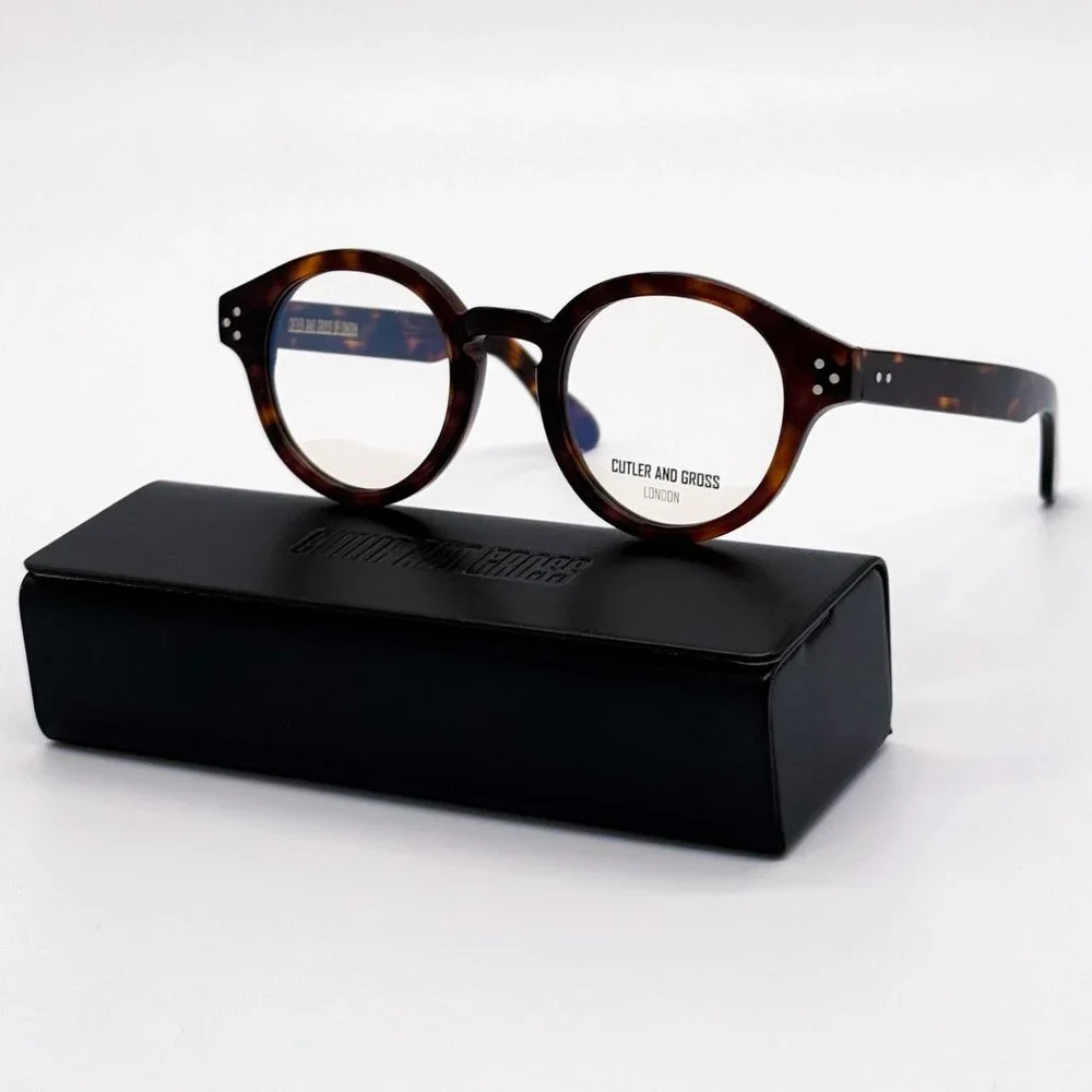 NEW CUTLER AND GROSS EYEGLASSES CG1291V2 002 HAVANA UNISEX EYEWEAR